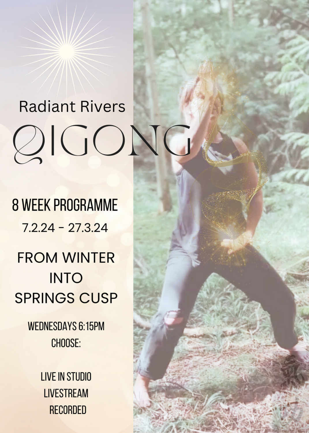 * IN STUDIO* 8 Week Qigong Programme - Winter Into Spring’s Cusp - .