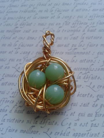 Bird Nest Pendant