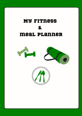 Green Printable Fitness Planner