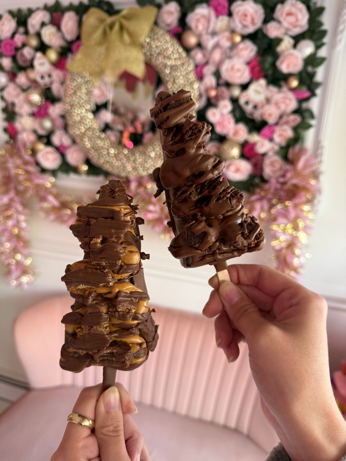 Chocolate Cheesecake Slices