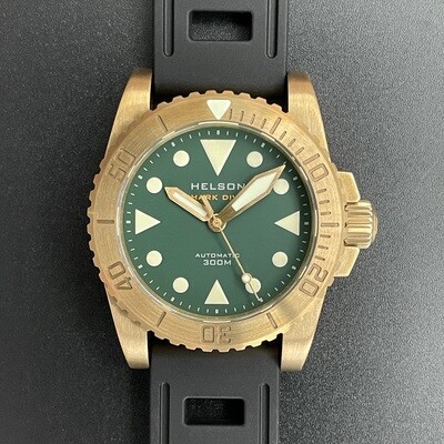 Helson shark cheap diver 42 brass