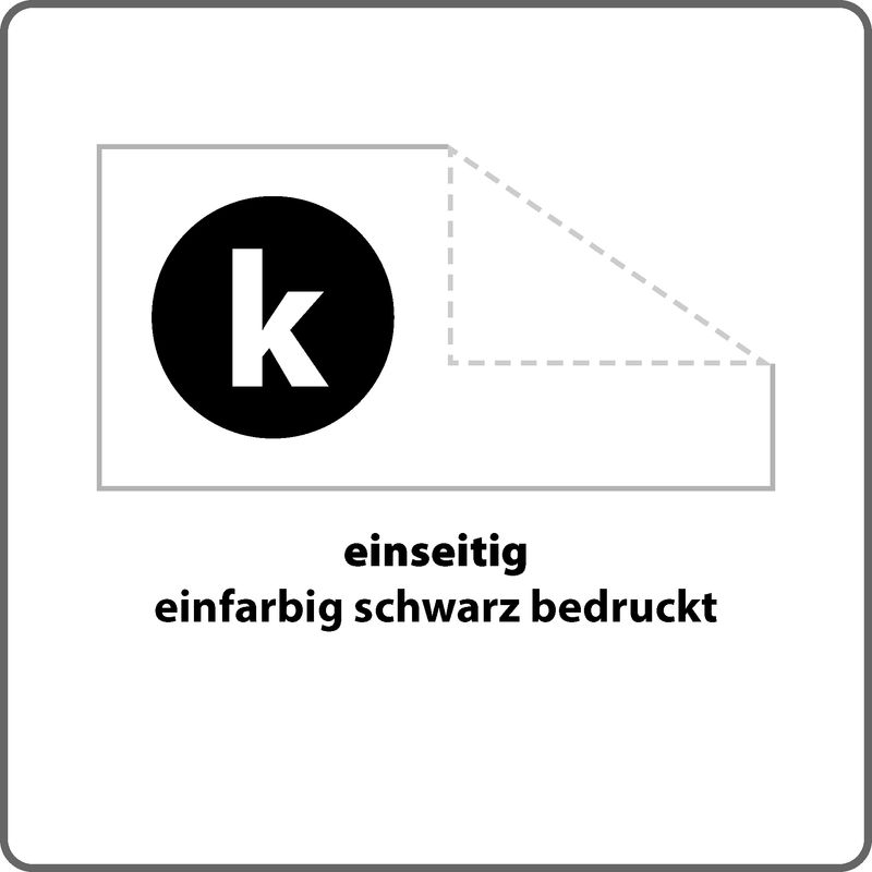 Briefumschlag (BU), Envirelope, DIN lang (DL), 220 x 110 mm, 80 g m2, Haftklebung (HK), mit Fenster (MF), 1/0-farbig schwarz bedruckt