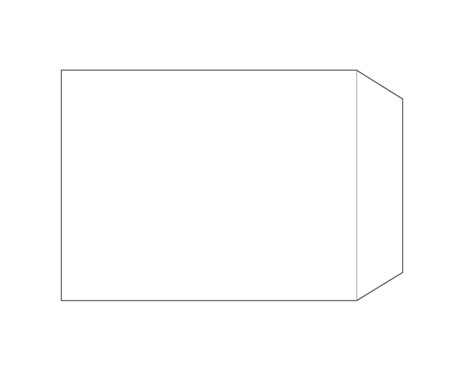 Versandtasche (VT) C4, (229 x 324 mm), weiß, 120 g m2, HK, OF