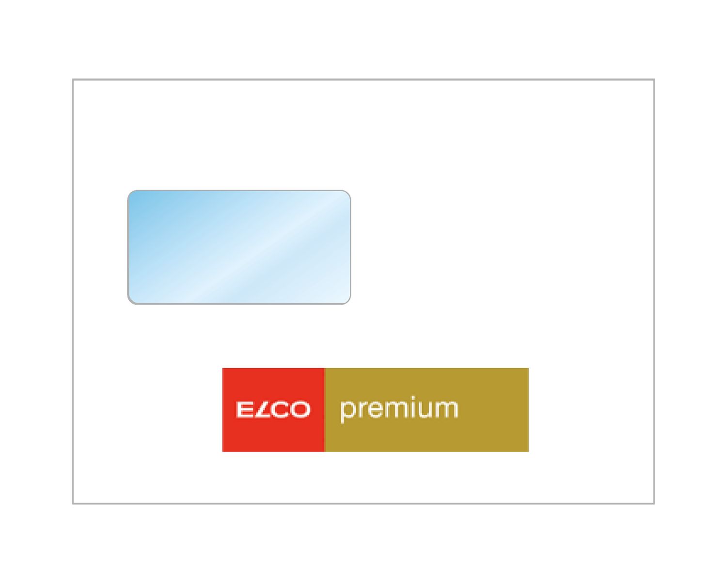 Briefumschlag (BU) C5, (229 x 162 mm), Elco Premium, weiß, 100 g m2, HK, MFL
