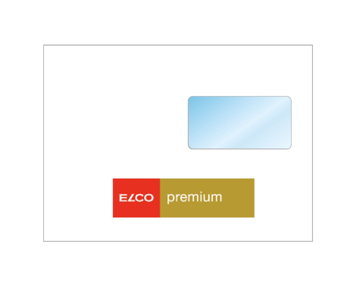 Briefumschlag (BU) C5, (229 x 162 mm), Elco Premium, weiß, 100 g m2, HK, MFR