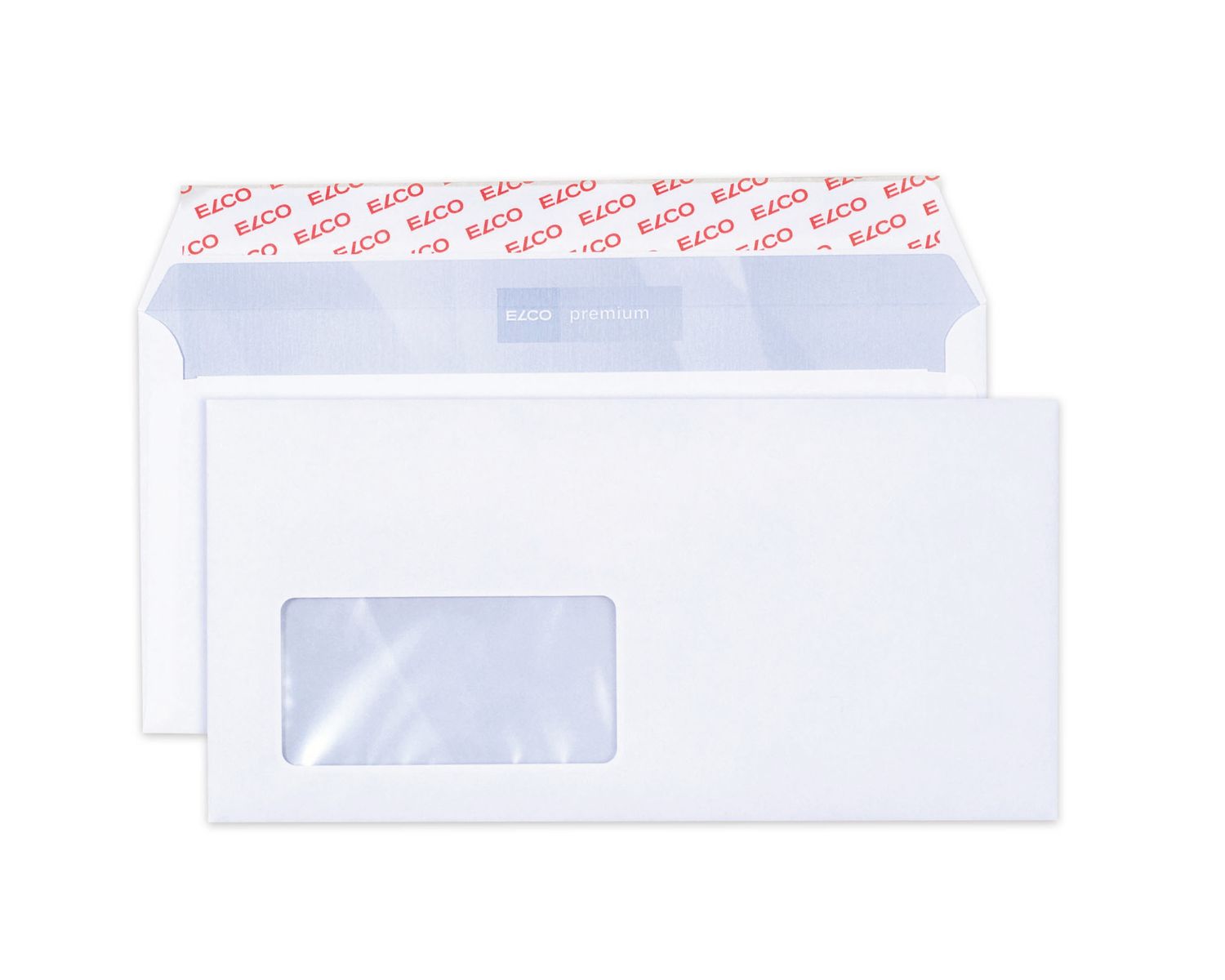 Briefumschlag (BU) C6/5, (229 x 114 mm), Elco Premium, weiß, 100 g m2, HK, MFL
