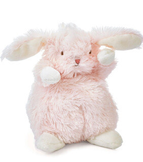 Pink cuddly bunny