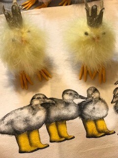 duck boots tea towel