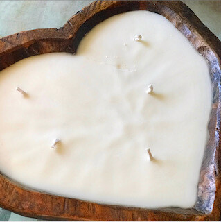 Heart candle