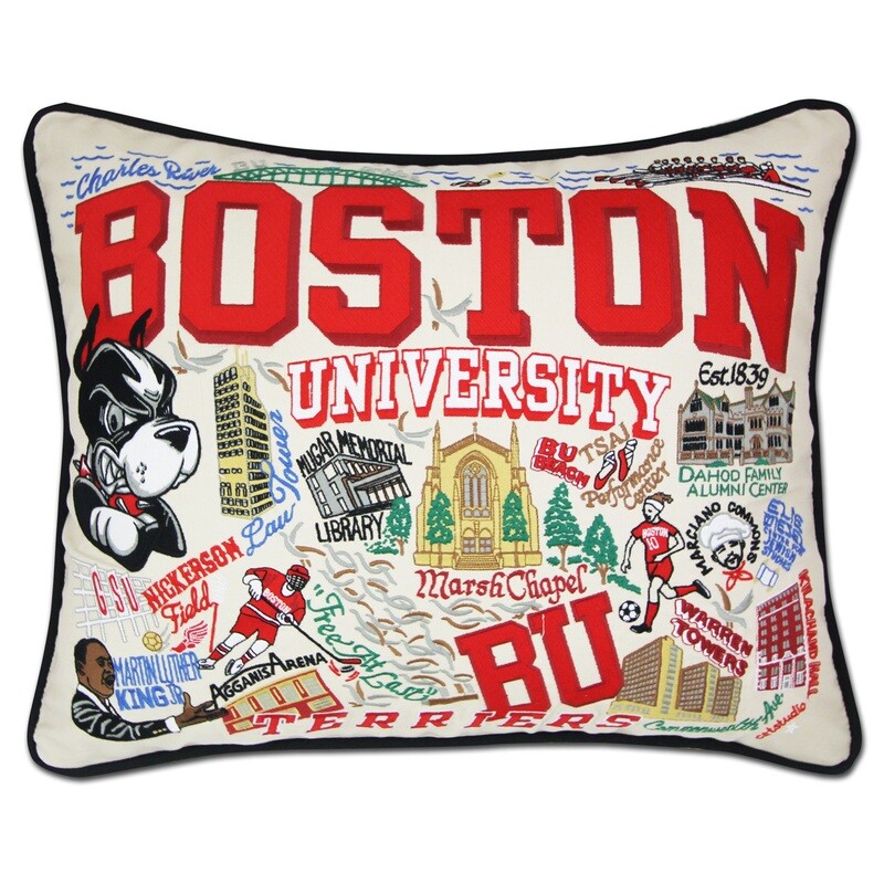 Boston University pillow