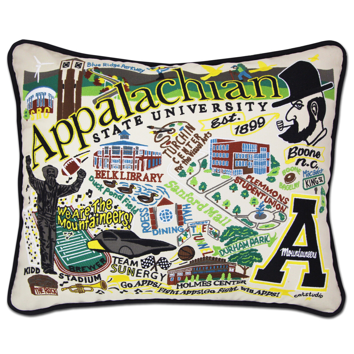 Appalachian state pillow