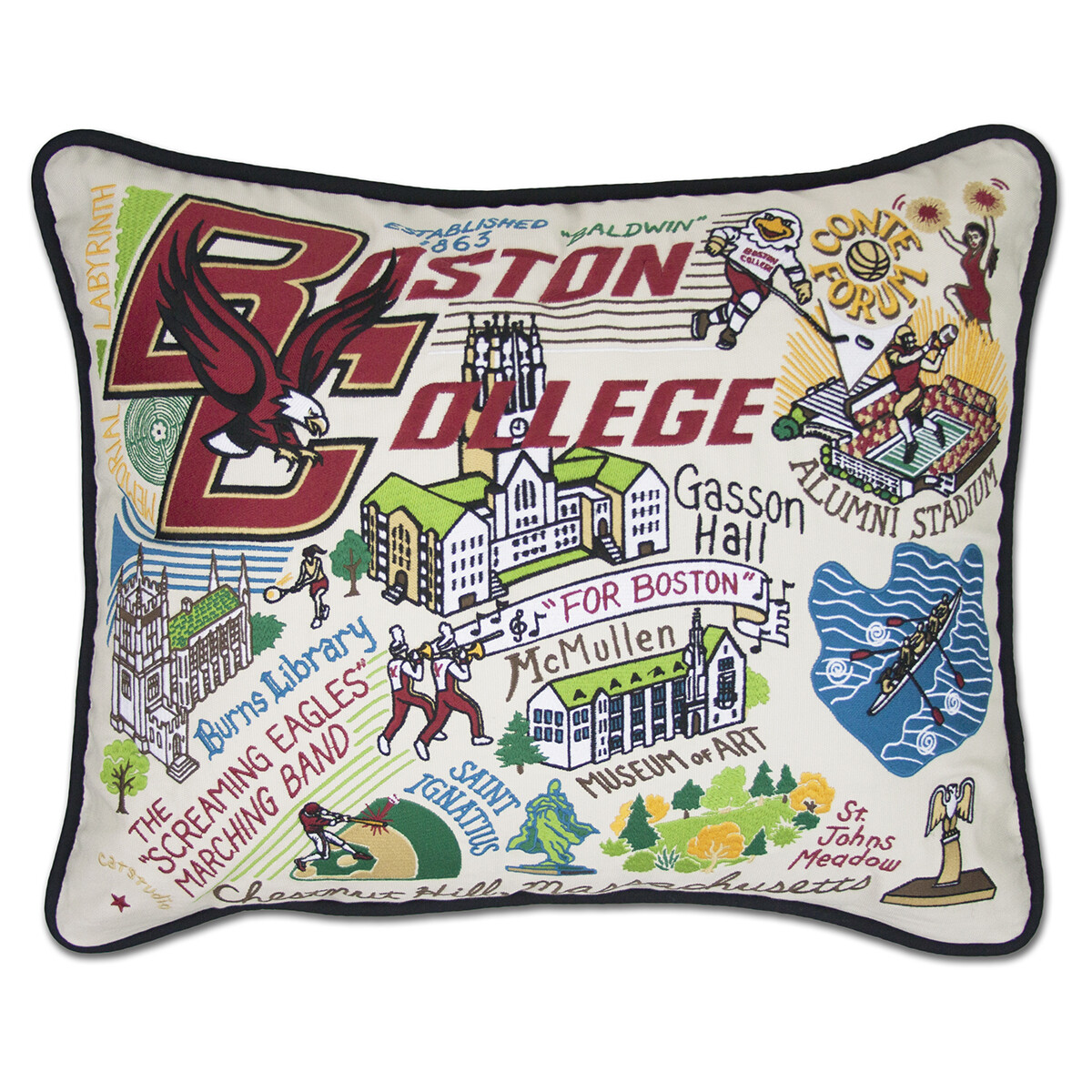 Boston College pillow