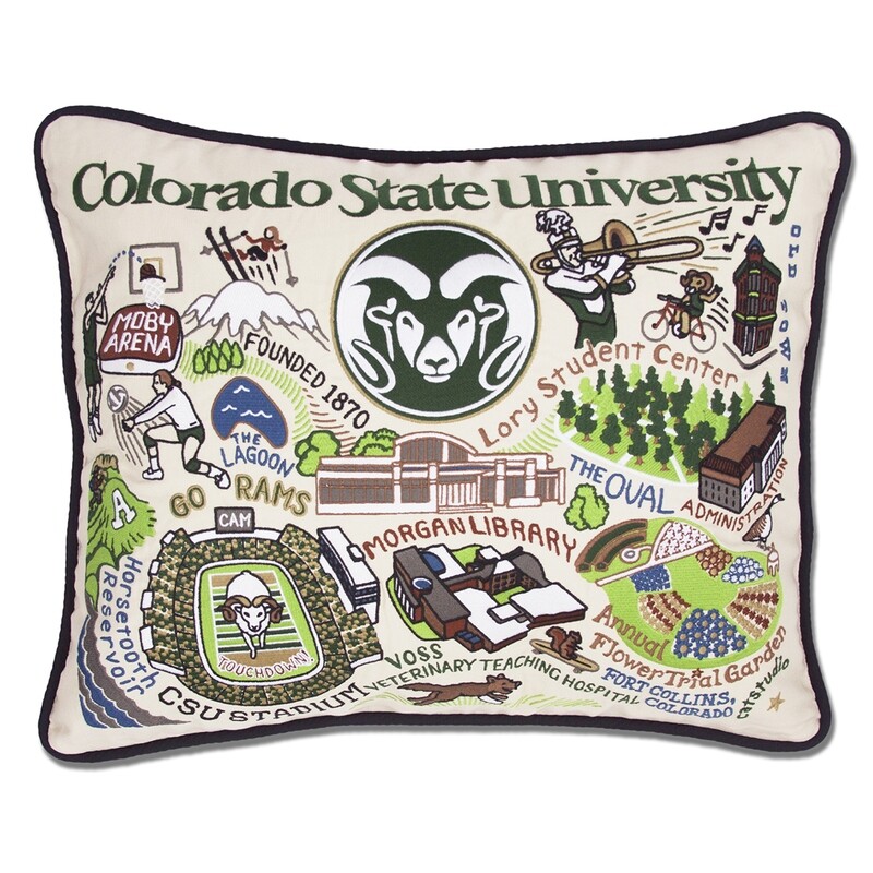 Colorado State pillow