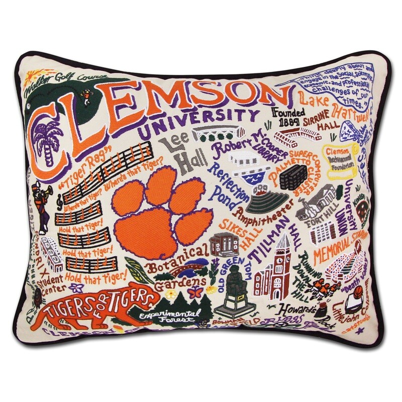 Clemson pillow