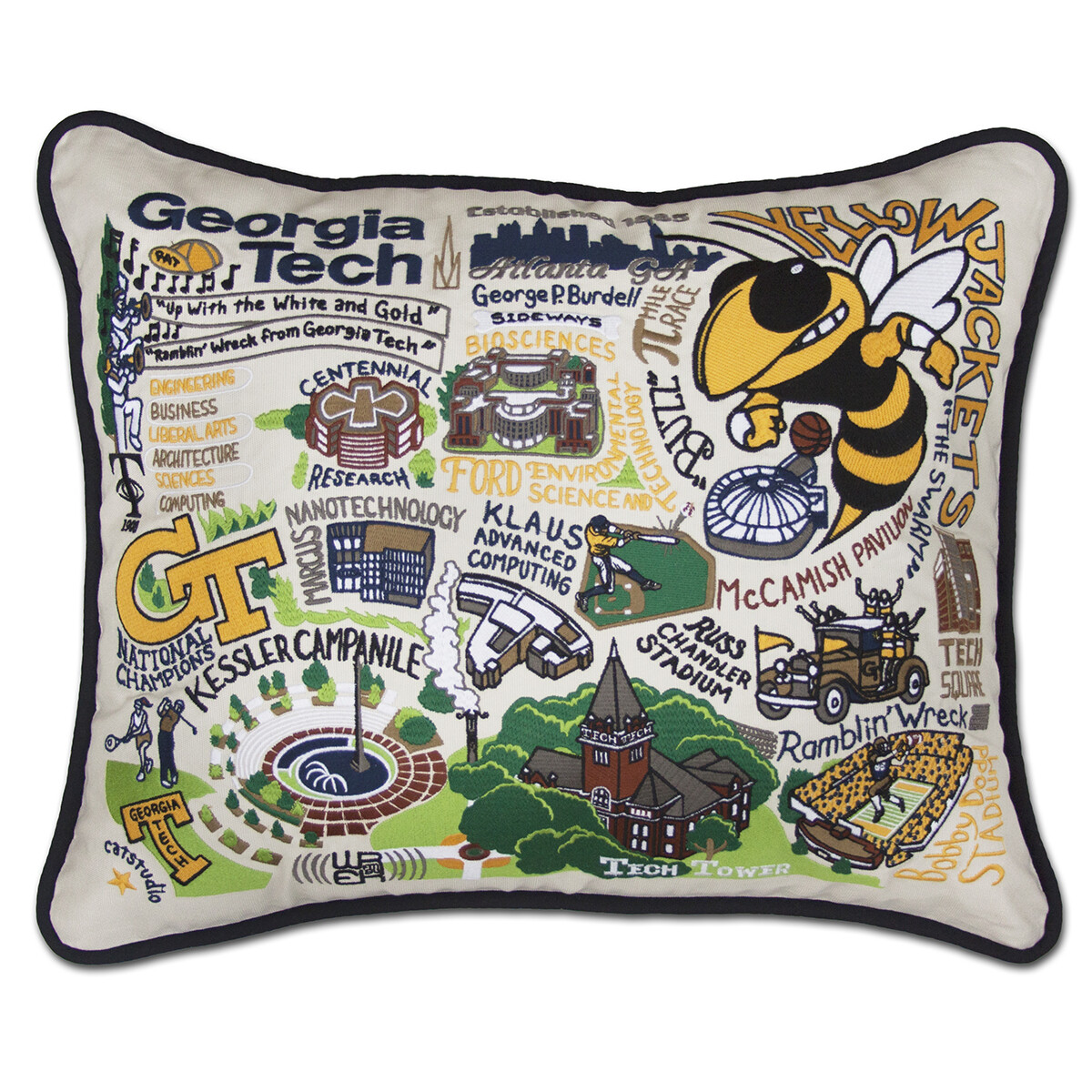 Georgia Tech pillow