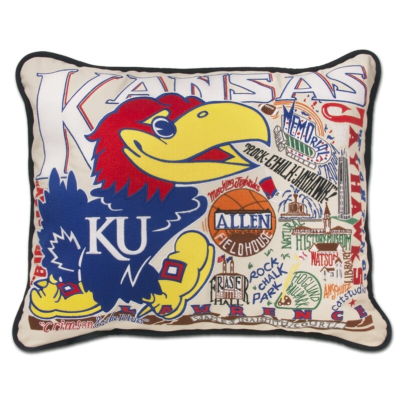 Kansas University pillow