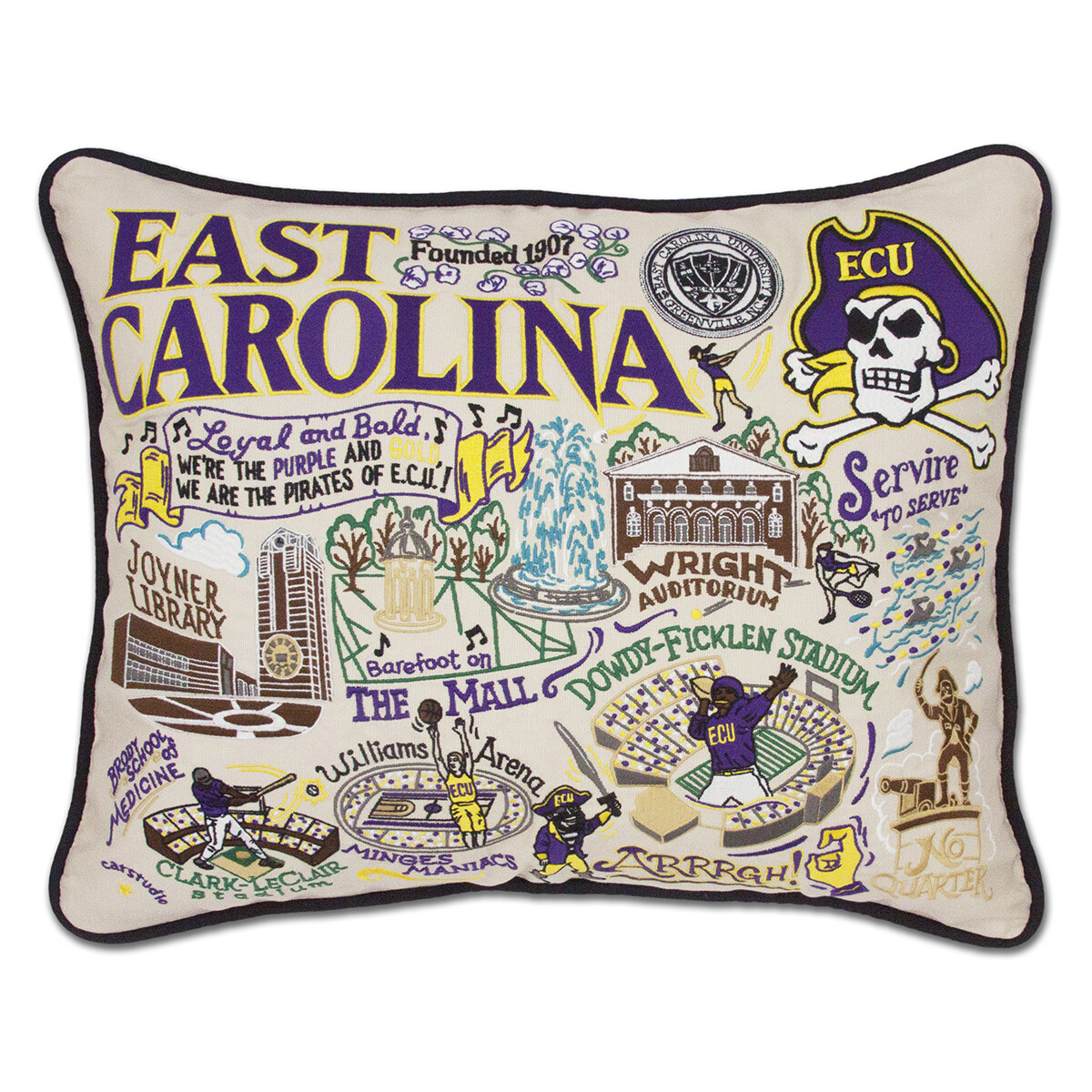 East Carolina pillow