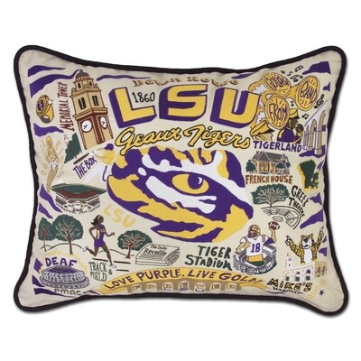 Louisiana State University pillow