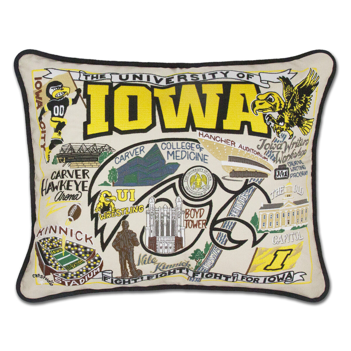 University of Iowa pillow