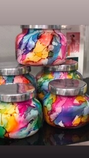 Volcano Watercolor candles 19 oz