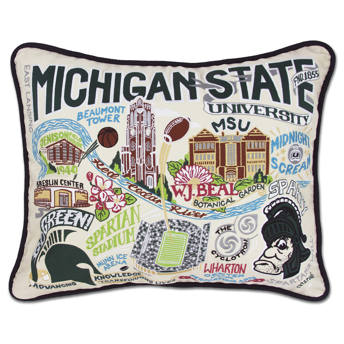 Michigan State University pillow