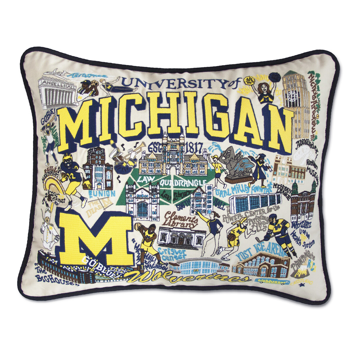 University of Michigan pillow
