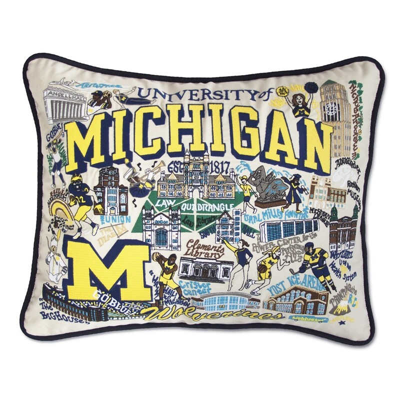 University of Michigan pillow