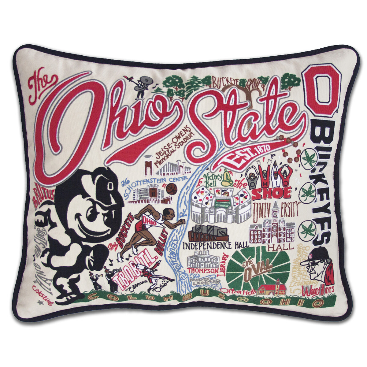 Ohio State pillow