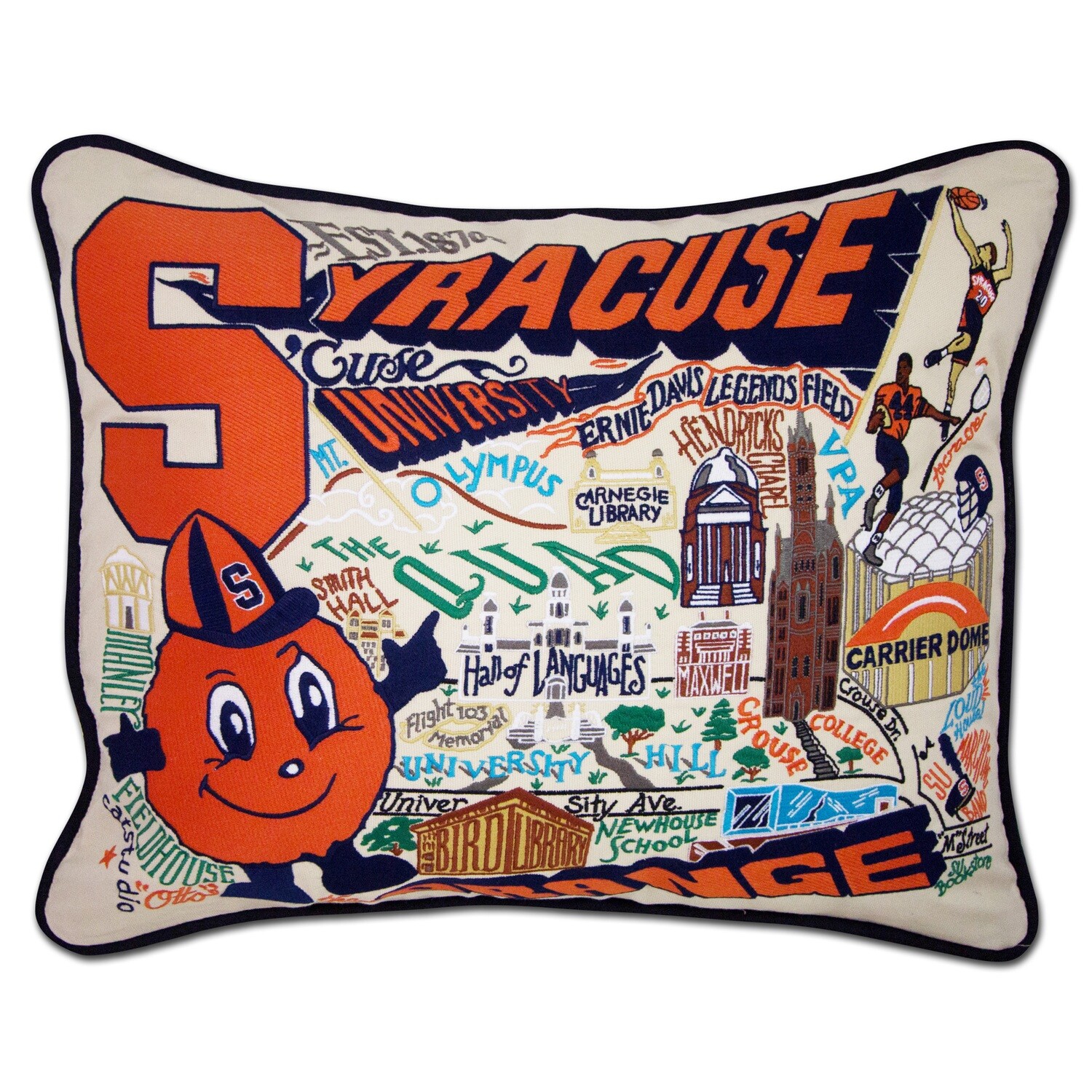 Syracuse University pillow