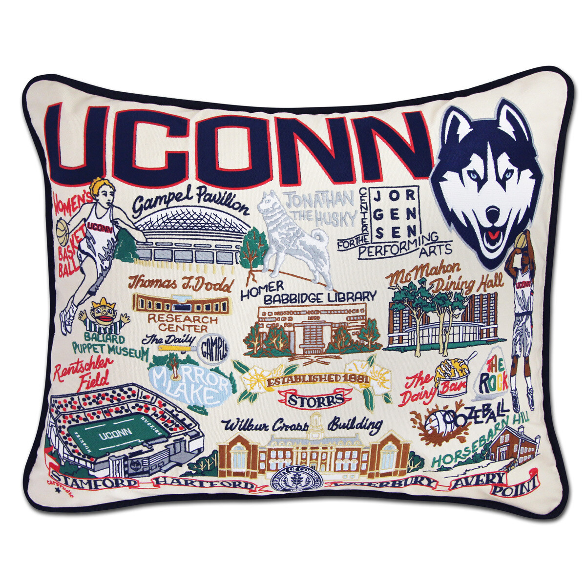 University of Connecticut pillow