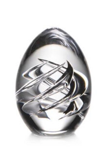 Simon Pearce glass egg-large