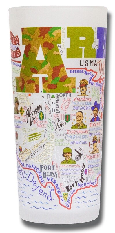 Army glasses (set of 4)