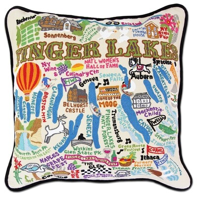 Geography pillow collection