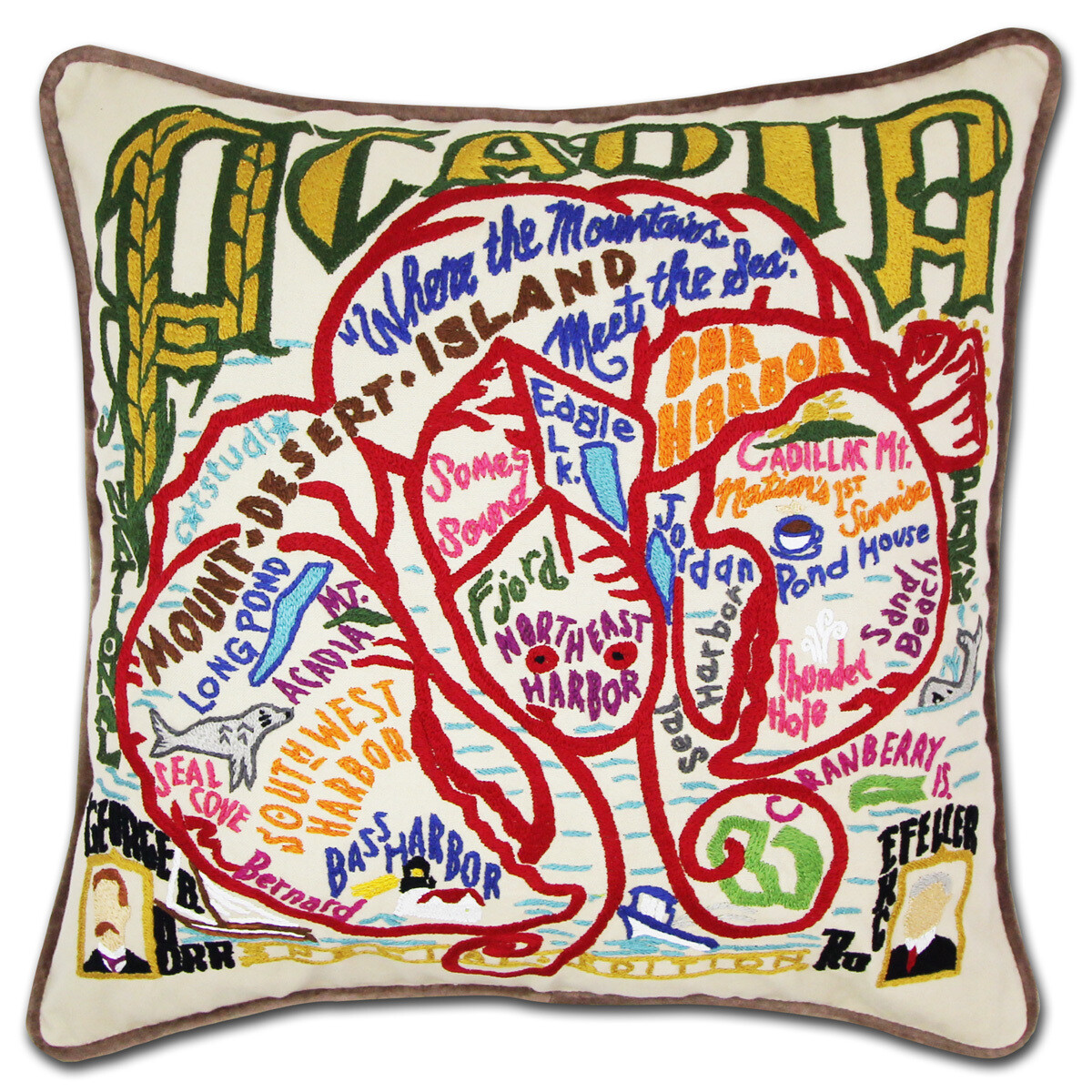 Acadia National Park pillow