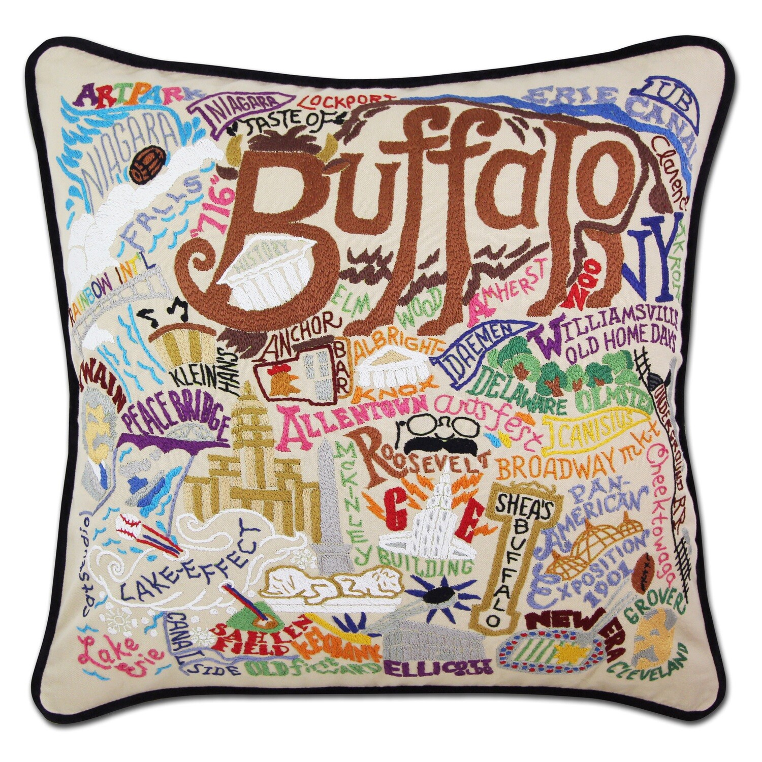 Buffalo pillow