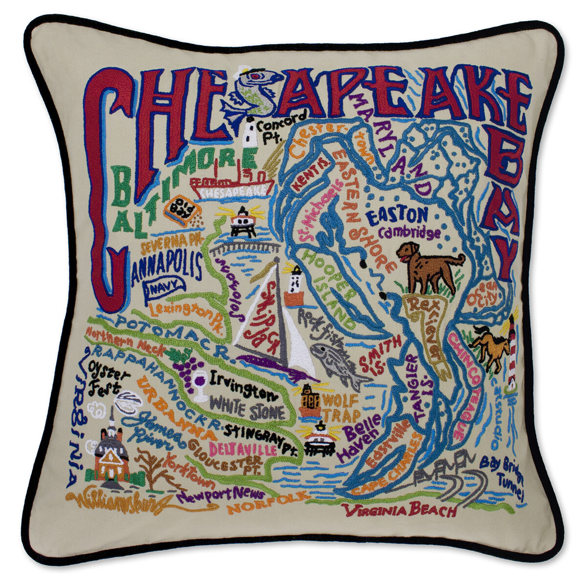 Chesapeake Bay pillow