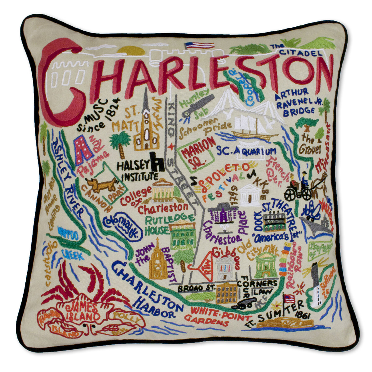 Charleston pillow