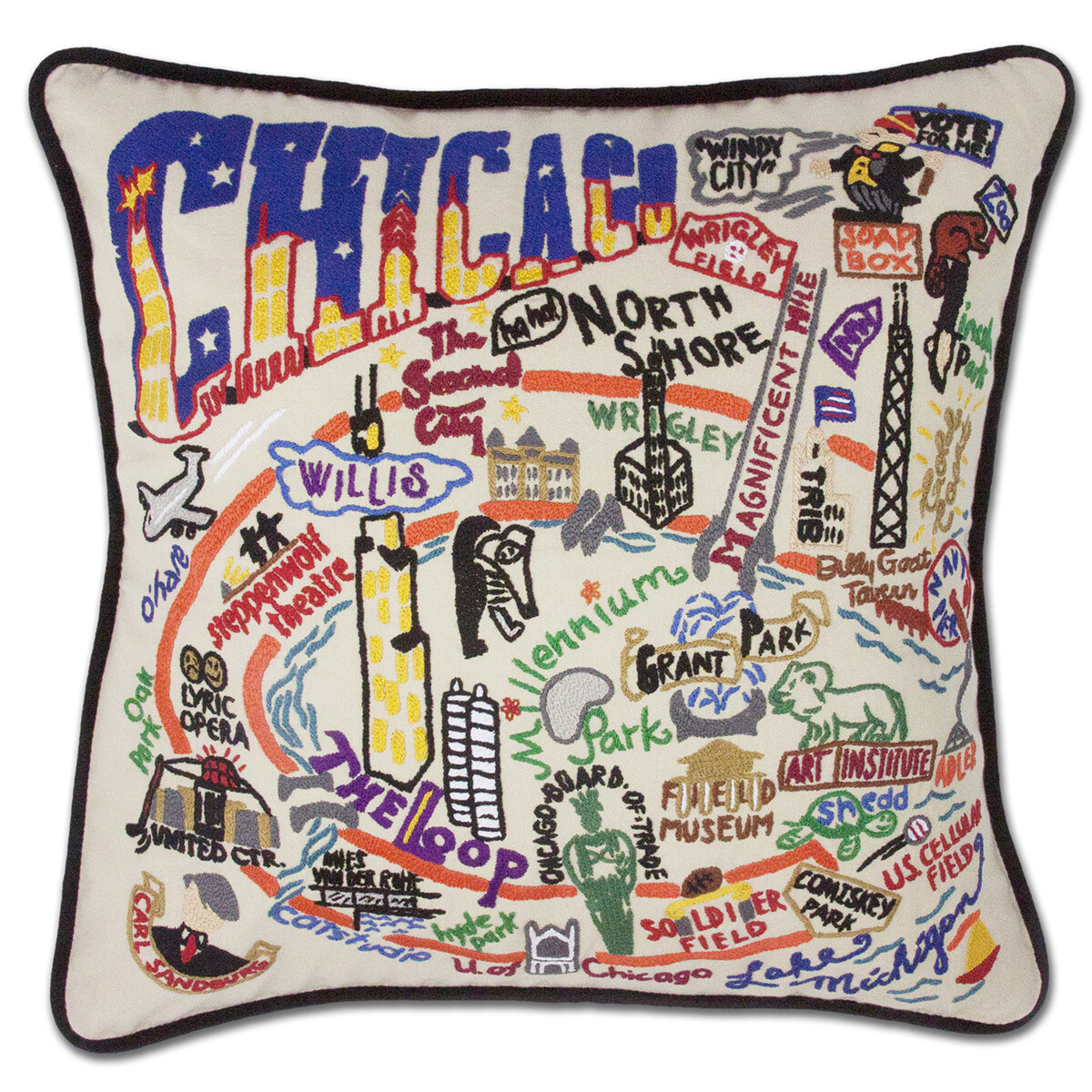 Chicago pillow