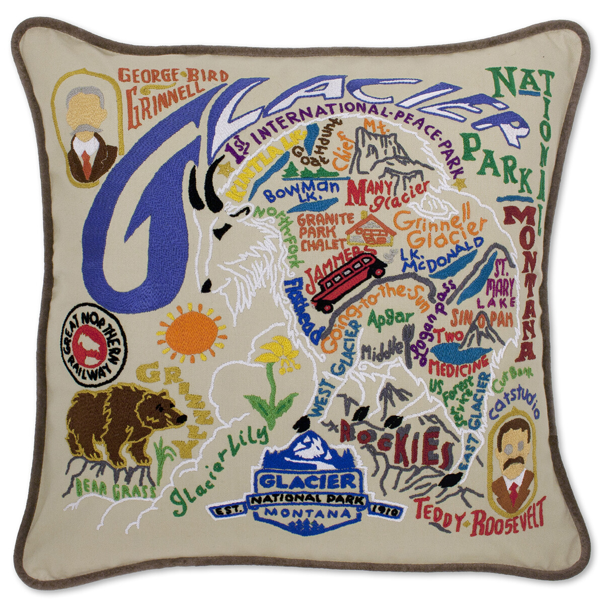 Glacier Park pillow