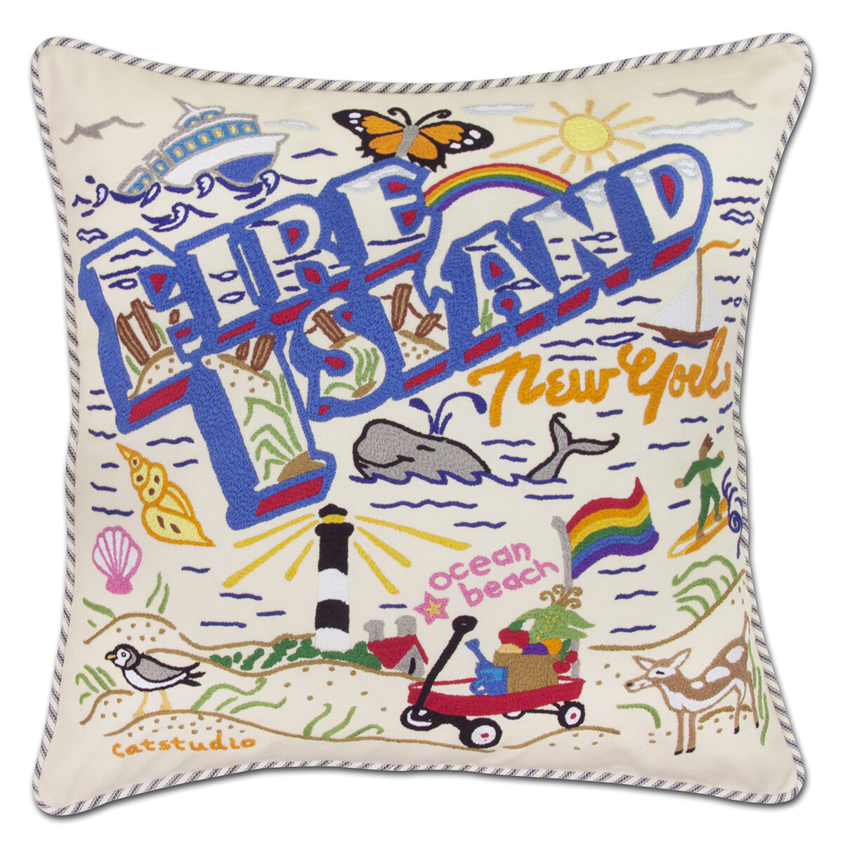 Fire Island pillow