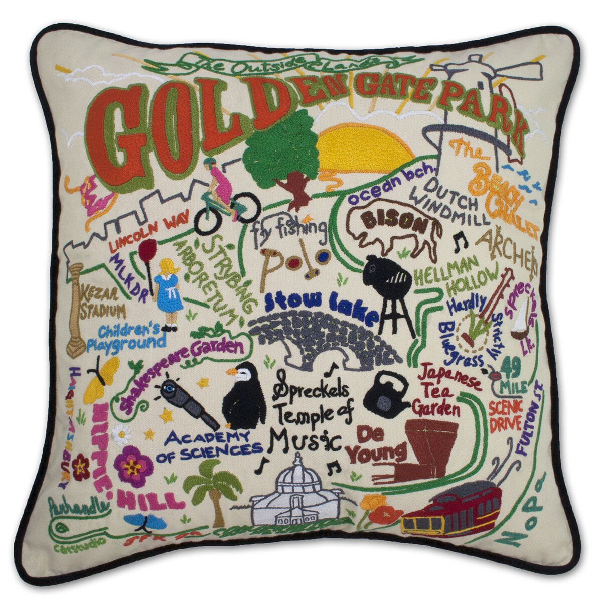 Golden Gate Park pillow