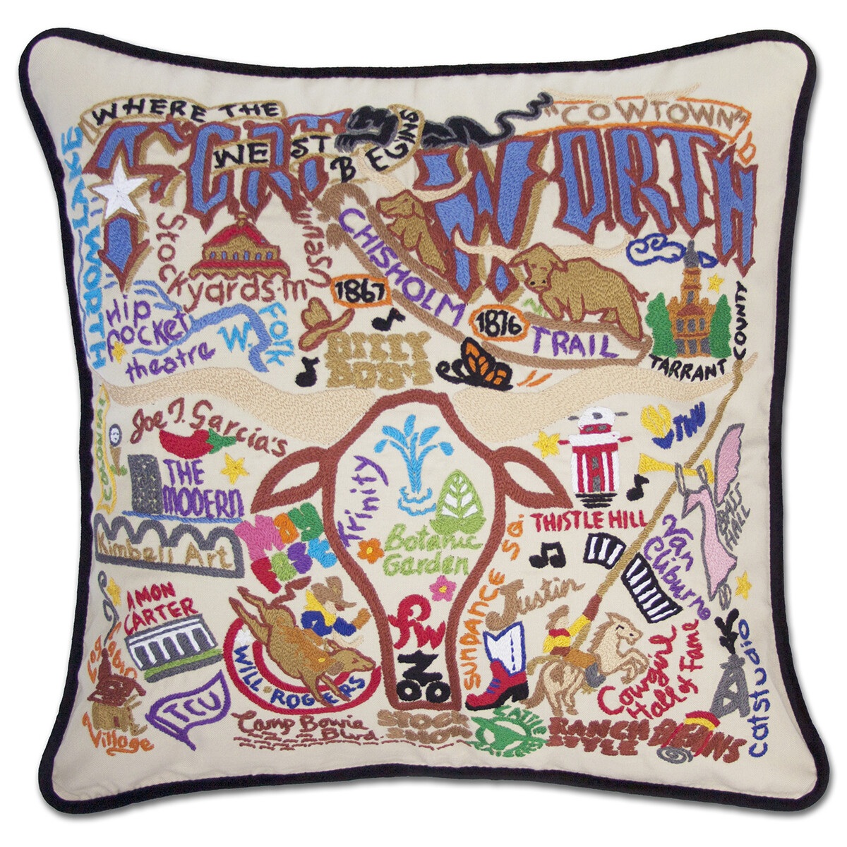 Fort Worth pillow