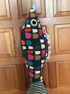 Geometric fish pillow-SOLD OUT