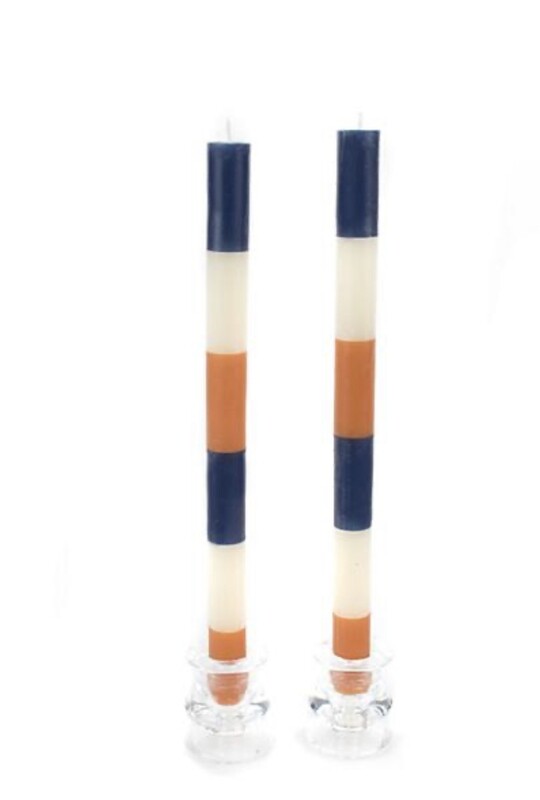 Blue &amp; orange tapers-sold out