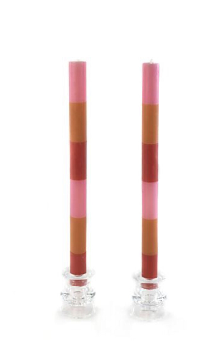 Pink, Orange, red tapers (set of 2)-sold out
