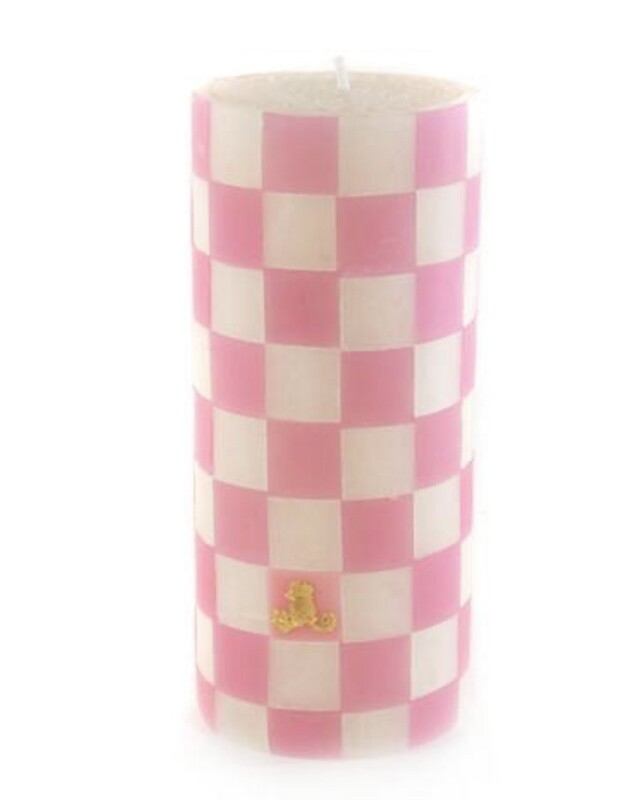 Pink &amp; white pillar-sold out