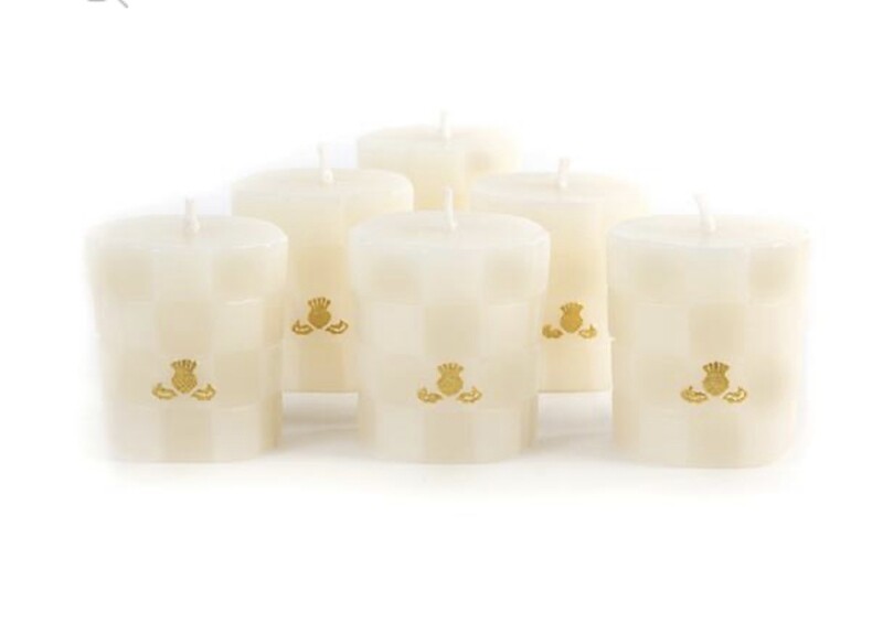 Ivory votives.  Set 0f 6