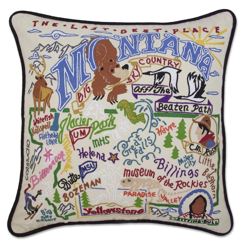 ski Montana pillow