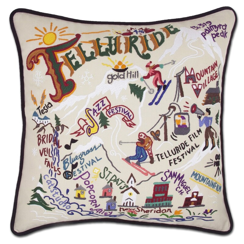 Ski Telluride pillow