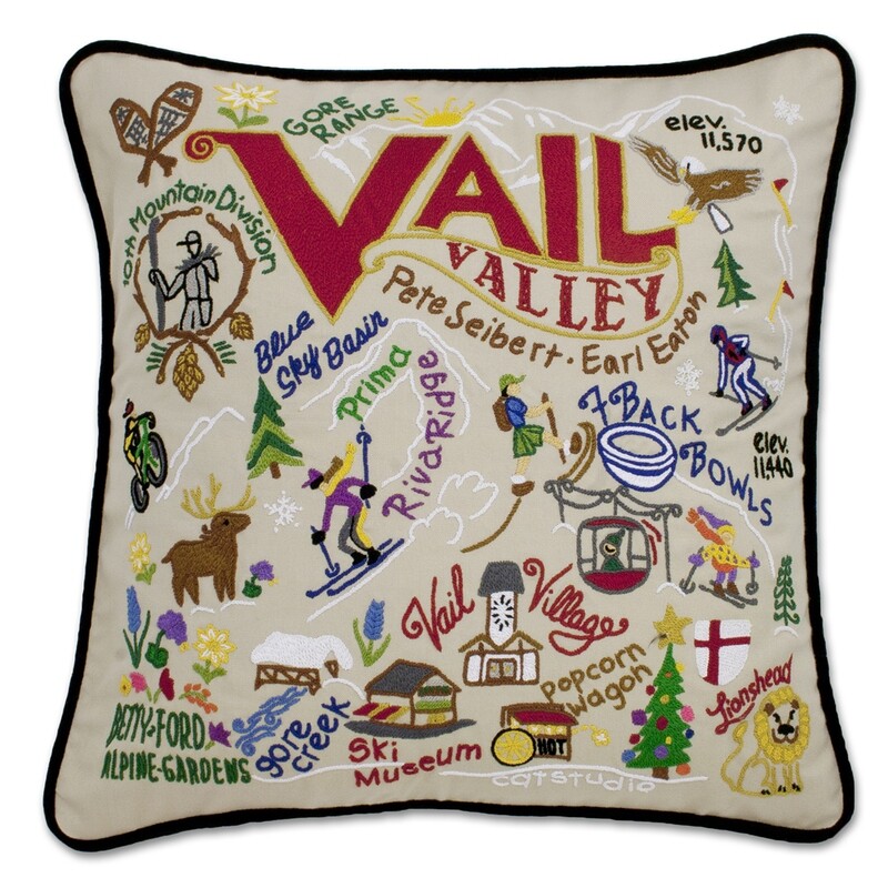 Ski Vail pillow